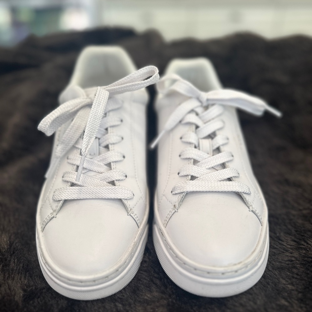 Coach White Mesh Sneakers
